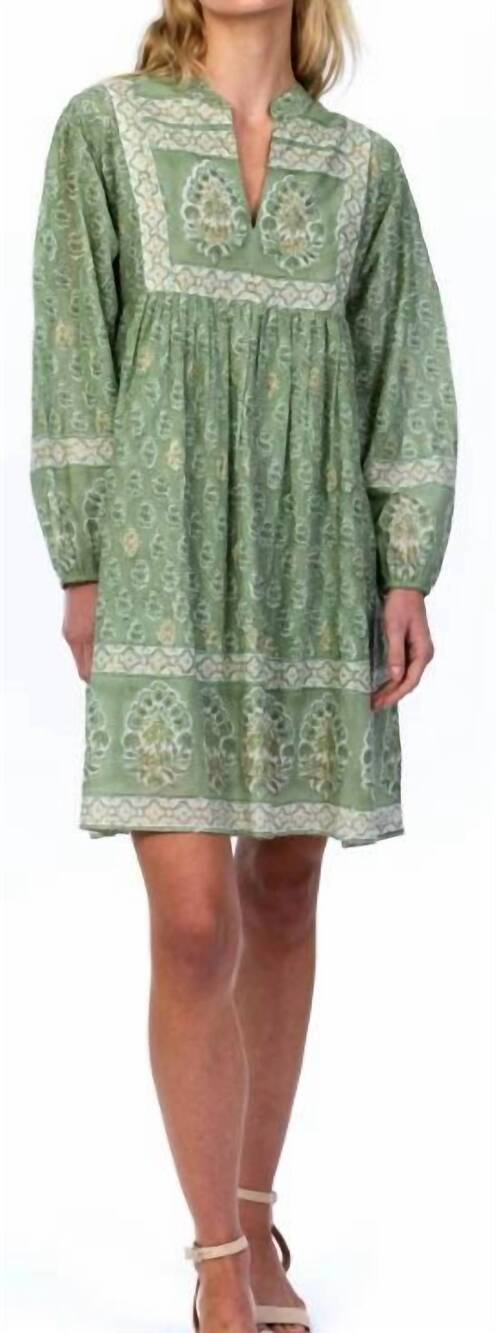 NEW TOLANI whitley dress in green